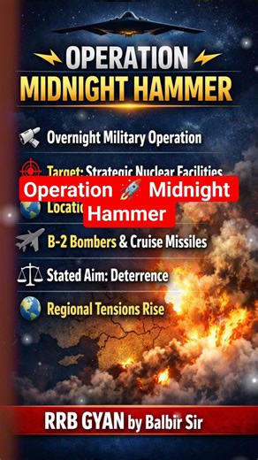 🎯 Operation Midnight Hammer – Key Facts & Impact