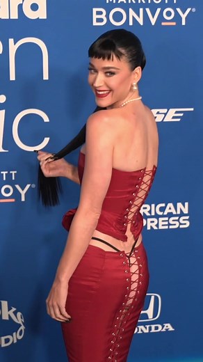 Katy Perry's Bold Style: Peek-a-Boo Thong Style Statement at Billboard Women in Music