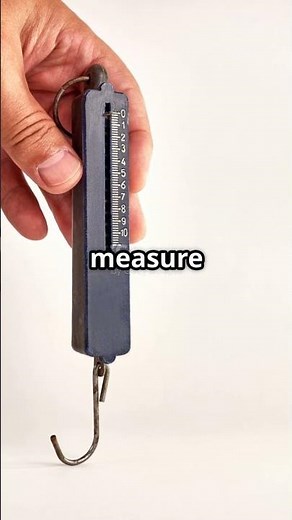 Explain with the help of a neat sketch a method used for force measurement using elasticforce meter.