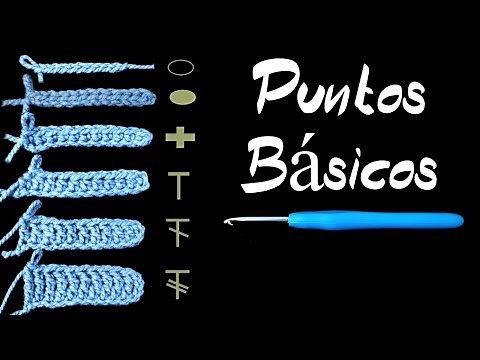 Crochet Fácil Puntos Básicos| Repaso para Principiantes | How To Crochet