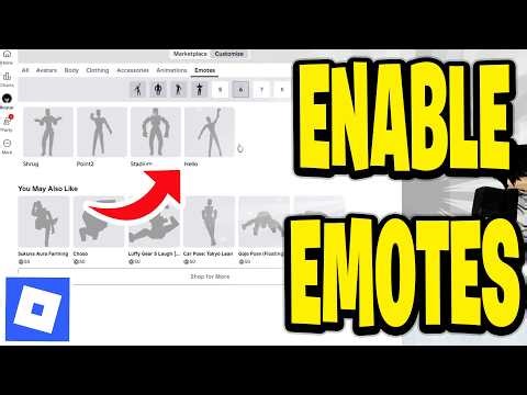 How To Enable Emotes In Roblox