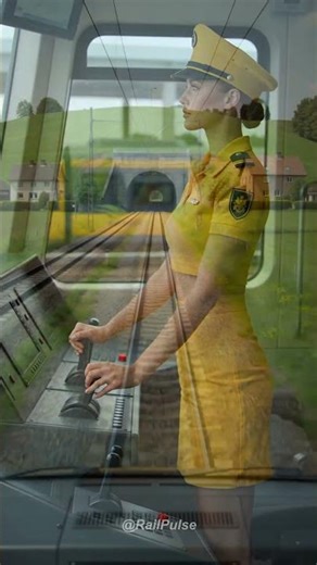 POV Driving a Train from the Cockpit 🚄