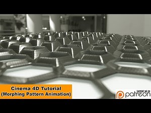 Morphing Pattern Animation (Cinema 4D - Tutorial)