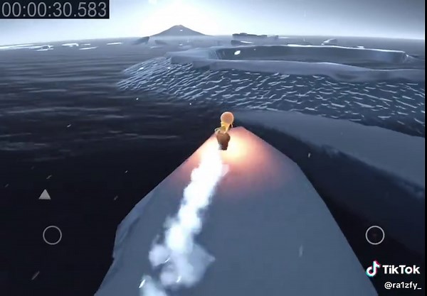 水の試練のスピードランを57秒950ミリ秒で達成