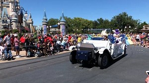 The Easter Pre-parade in the Magic Kingdom today features the Mobile Azalea Trail Maids, a group of high school young women who represent their town of Mobile Alabama. This is the 41st year that this organization has been a part of the seasonal activities at Walt Disney World. While it is always wonderful to see the new group of Azalea Trail Maids each year, it is also great to stand beside some of the young ladies’ families as they watch along with us. To all of the Mobile Azalea Trail Maids: G