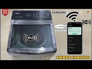 How To Wifi Connect Samsung Washing Machine 2023 || SmartThings App Demo || Smart Control With WI-FI