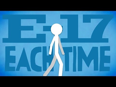 E-17 - Each Time (Official Lyrics Video)