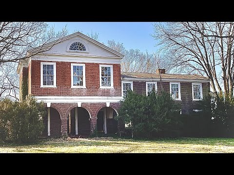 Historic Abandoned Southern Mansion Built in 1824 w/ Incredible Architecture