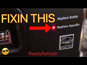 HOW TO Replace a ReadyRefresh AQUAFLO CARTRIDGE - Resetting the Replace AquaFlo Light