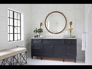 Navy Blue Bathroom Vanity