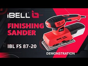 iBELL finishing sander | Orbital sander | FS87-20 | 220W | 187x90 mm size | finish sander