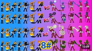 火战竞技场8# 新皮肤炎爆（pyroblaze）主角团（1vs1）vs所有皮肤的巨人、矛士、剑士、法师、弓箭手