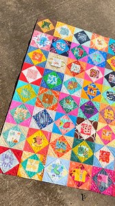Economy Block Quilt is quilted, just need to bind! #economyblocks #sunflowerquilts #economyblockquilt | SunFlower Quilts
