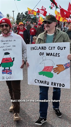 38K views · 404 reactions | MS Llyr Gruffydd says independence is Plaid Cymru's long-term solution for structural issues affecting people in Wales. But their immediate priority is tackling the cost of living crisis and the NHS. He joined thousands who marched through Rhyl today. | WalesOnline | Facebook