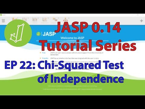 JASP 0.14 Tutorial: Chi-Squared Test of Independence (Contingency Tables) (Episode 22)