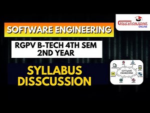 Syllabus Discussion | RGPV Software Engineering (SE) RGPV B.Tech 4th Sem