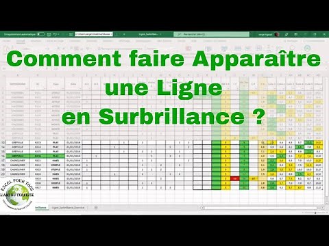 ✅ EXCEL VBA GRATUIT : Comment Mettre une ligne en Surbrillance en cliquant dans un tableau ?