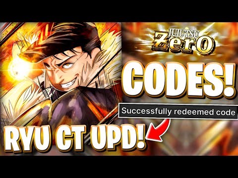 ☄️RYU UPDATE! ALL NEWEST WORKING JUJUTSU ZERO CODES ON ROBLOX! RYU CT UPDATE CODES FOR JUJUTSU ZERO