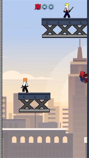 Spider Hero Impossible Level 😱🔥 | Can He Survive? #shorts #spiderman #mobilegame #gaming #viral