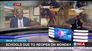 20K views · 160 reactions | Department of Basic Education spokesperson Elijah Mhlanga speaks to #eNCA’s Sally Burdett as schools across the country prepare to reopen next week Monday. #DStv403 #SouthAfricaTonight | eNCAnews | Facebook