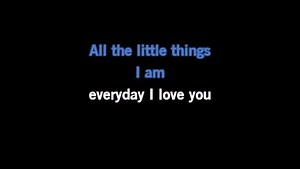 Karaoke Every Day I Love You - Boyzone - CDG, MP4, KFN - Karaoke Version