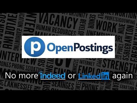 #opensource ATS Aggregator - OpenPostings. No more looking at jobs on Indeed or LinkedIN