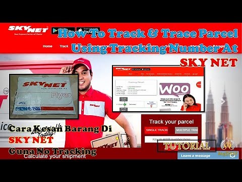 Cara Cek No Tracking/Kesan Barang Di Sky Net (How To Track & Trace Parcel Using Tracking Number)