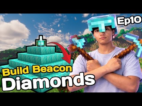 Ayo Build Beacon DIAMONDS bersama - MABAR JAVA & BEDROCK #part10 | Minecraft java & badrcok