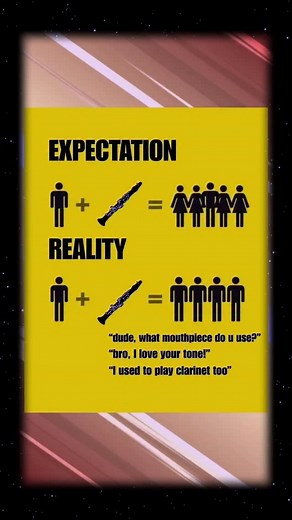 I may be a godlike clarinetist, but that fact never got me a girl. "be tall" is the only dating advice I dish out. #clarinet #clarinete #clarinette #klarinet #klarinet #clarinetplayer #klarnet #clarinetist #bandmemes | Liam Murphy