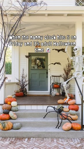 Nannies after a week of pumpkin crafts ✌🏼💀 | Your Happy Nest Nanny & Babysitting Agency