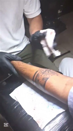 armband geometric #tattoo #tattooartist #tattooart #tattooideas #tattoolover #art #inked