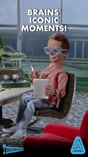 Thunderbirds - Brains Iconic Moments #thunderbirdsarego #thunderbirds #kids #robot #itv #gerryanderson #science #sciencefiction #marionette | Thunderbirds