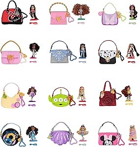 Disney ILY Mini Dolls Tote-ILY-Teenies Blind Pack Bundle (2 Dolls in Each), Inspired by Your Favorite Disney Characters or Stories with Matching Purse and Accessories – Which One Will You Get?