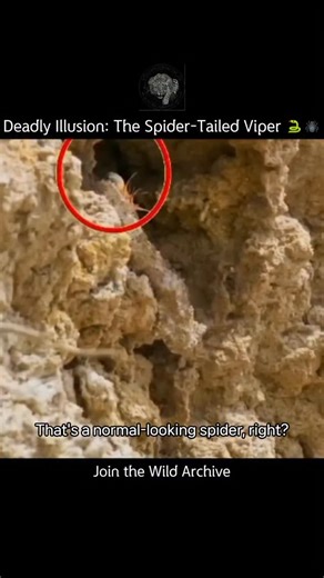 Wildlife Documentary Collector on Instagram: "Nature’s most terrifying deception. 🐍🕷 Native to western Iran, the spider-tailed horned viper possesses a masterclass in evolutionary trickery. Its tail isn't just a tail—it’s a perfect mimic of a living spider. By flicking this bulbous lure, it draws unsuspecting birds into a lethal strike zone. What looks like an easy meal is actually the last mistake they’ll ever make. In the wild, trust can be a matter of life and death. Follow @wild.documentar