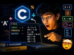 C Programming Basics Made Easy | Input & Output Programs Explained Step by Step