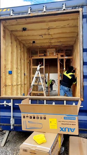 Installing Drywall in a Shipping Container Home