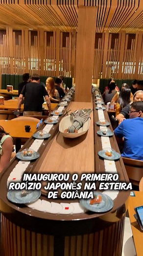 Esse é o @nazogoiania o primeiro rodízio japonês na esteira de Goiânia. 📍 R. 1132, Quadra 258, Lote 04 – Setor Marista Valores por pessoa: Almoço de segunda a sexta – R$149,90 Almoço sábado e domingo – R$159,90 Jantar de segunda a quinta – R$159,90 Jantar de sexta a domingo – R$169,90 E com 10 reais, a experiência completa com bebidas não alcoólicas inclusa. | goianialugares