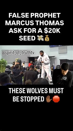 @spirit_of_truthtv on Instagram: "Just a few months ago he DEMANDED 17 people to DROP $10K each (totaling $170,000). Look back at our pinned post on him at the top of our page. This is really getting out of hand now. God or the Holy Spirit DOES NOT want you to drop large lump sums of money like this. We believe the #FBI needs to do an investigation on any pastor that request for large portions of money like this. THIS IS RIDICULOUS!!!!! These pimps in the pulpit need to get SHUTDOWN in the name