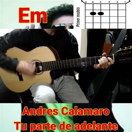 Tu parte de adelante, Andres Calamaro + acordes para guitarra #tutorial #musica #cover