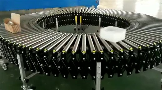 Flexible Expandable Motorized Gravity Conveyor Powered Roller for Express Delivery Handling Core Components Include Belt Bearing