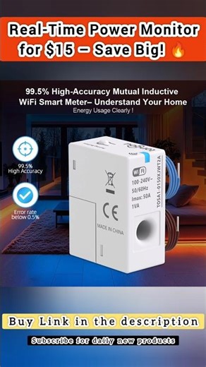 $15 Tuya WiFi Energy Meter: Real-Time EV Monitoring 😱