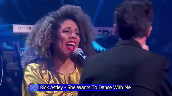 Rick Astley - She Wants To Dance With Me (Live at New Years 2024) "She Wants to Dance with Me" es una canción escrita y grabada por el cantautor inglés Rick Astley, lanzada como sencillo principal de su segundo álbum de estudio, Hold Me in Your Arms (1988). La canción fue lanzada en el Reino Unido el 12 de septiembre de 1988 por RCA y se convirtió en un éxito internacional, alcanzando su punto máximo entre los diez primeros en muchos países, incluido Canadá, donde encabezó la lista, y los EE. UU