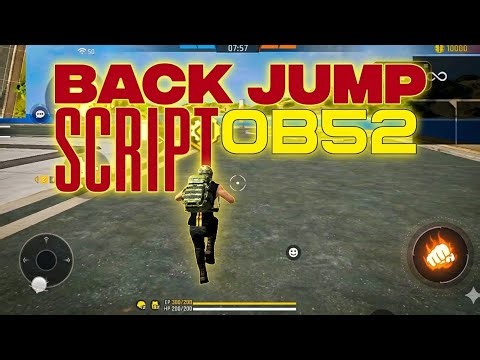 Back jump script or tutorial free fire craftland | back jump tutorial video #craftr #ffm