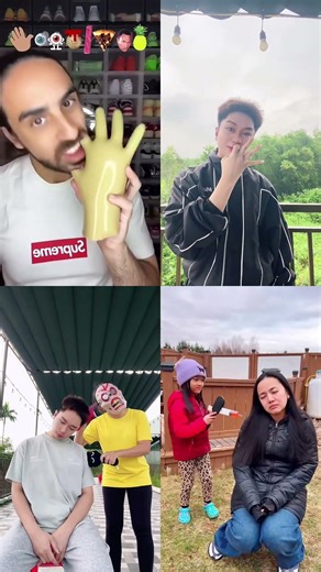 Adu suara bareng Magic Balloon Hand & Giant Needle Prank! 🖐️🎈💉