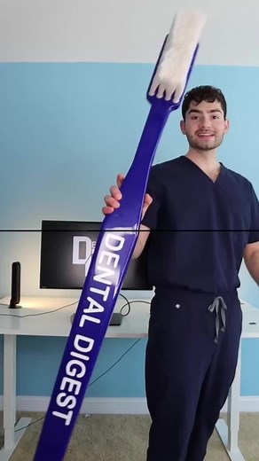 The World's Largest Toothbrush!! #shorts
