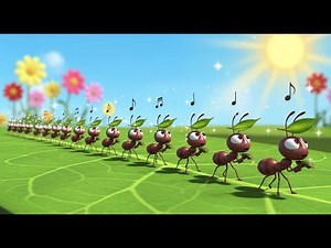 Counting Ants Marching in a Line | Kids Counting & Educational Song