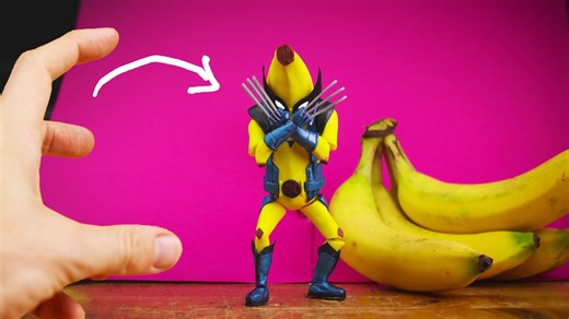 DIY Peelverine from Fortnite Clay