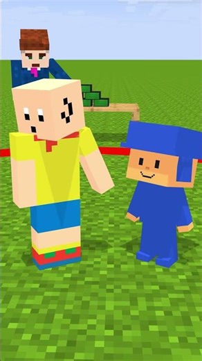 POCOYO Y EL CIRCULO #shorts #minecraft #robux #roblox #pocoyo