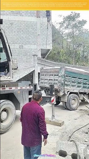 Le sauvetage du camion : Comment la grue devient - elle l'alliée des ouvriers en difficulté