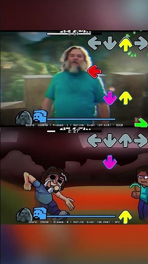 FNF: I AM STEVE – RESKIN // Vs Minecraft Movie Mod #shorts #short